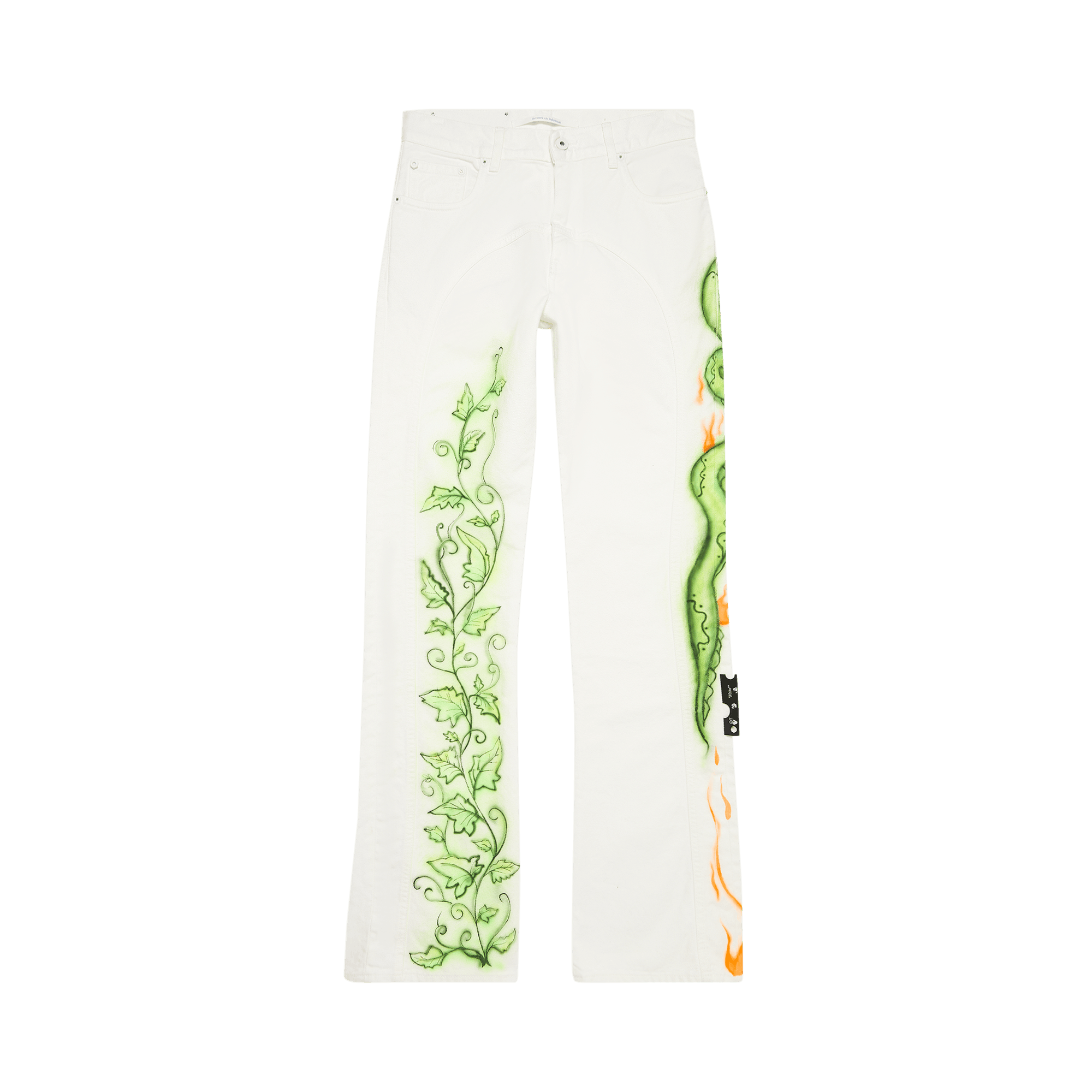 Off-White Babybrush Contour Jeans 'White/Multicolor'