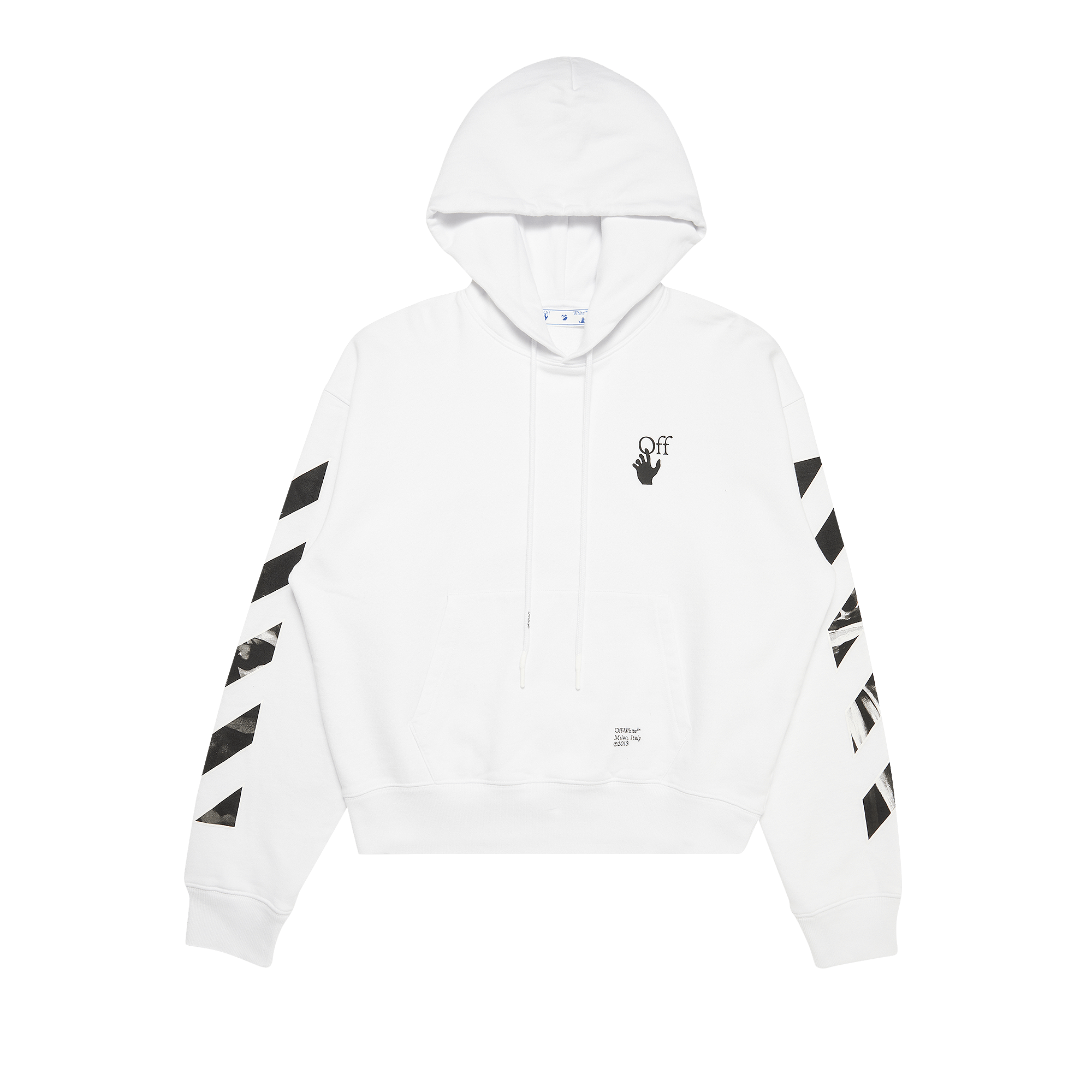 Off-White Carav Arrow Over Hoodie 'White/Black'