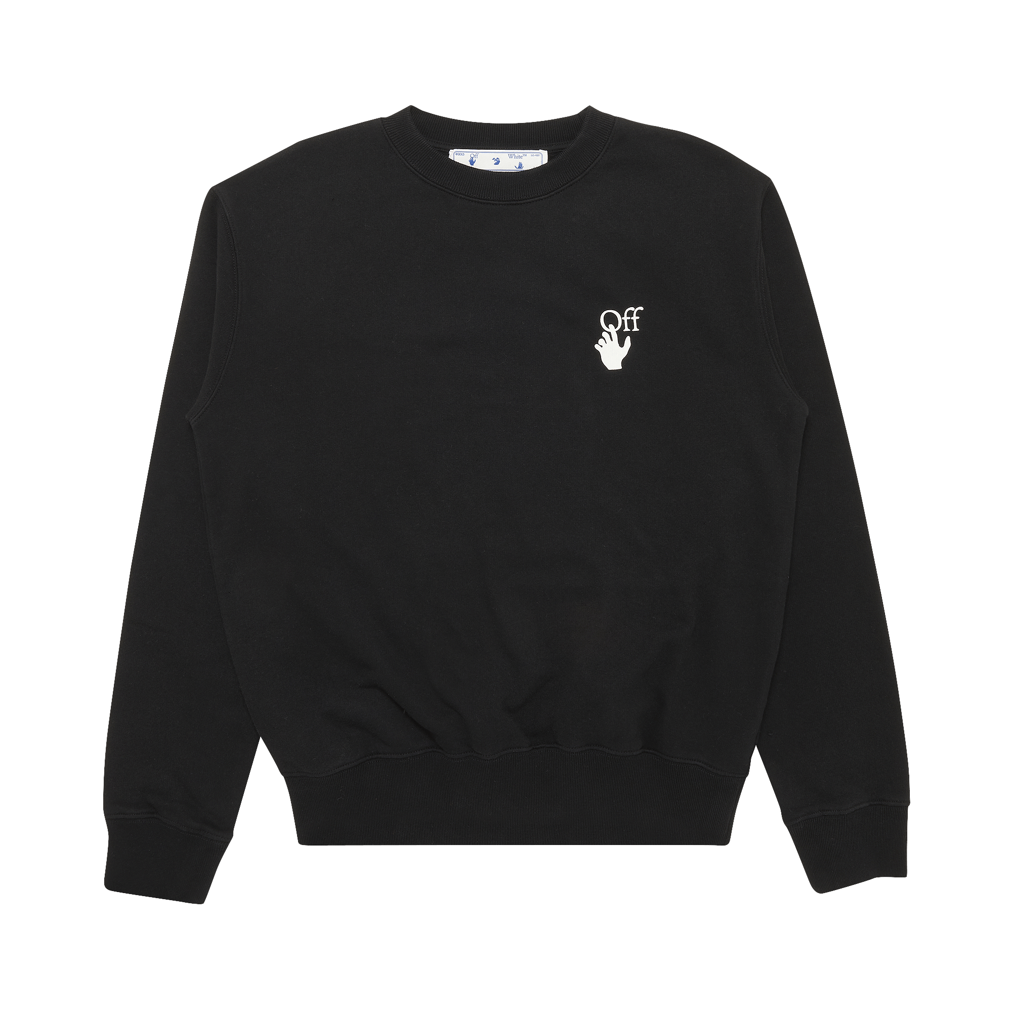 Off-White Caravaggio Lute Slim Crewneck 'Black/Multicolor'