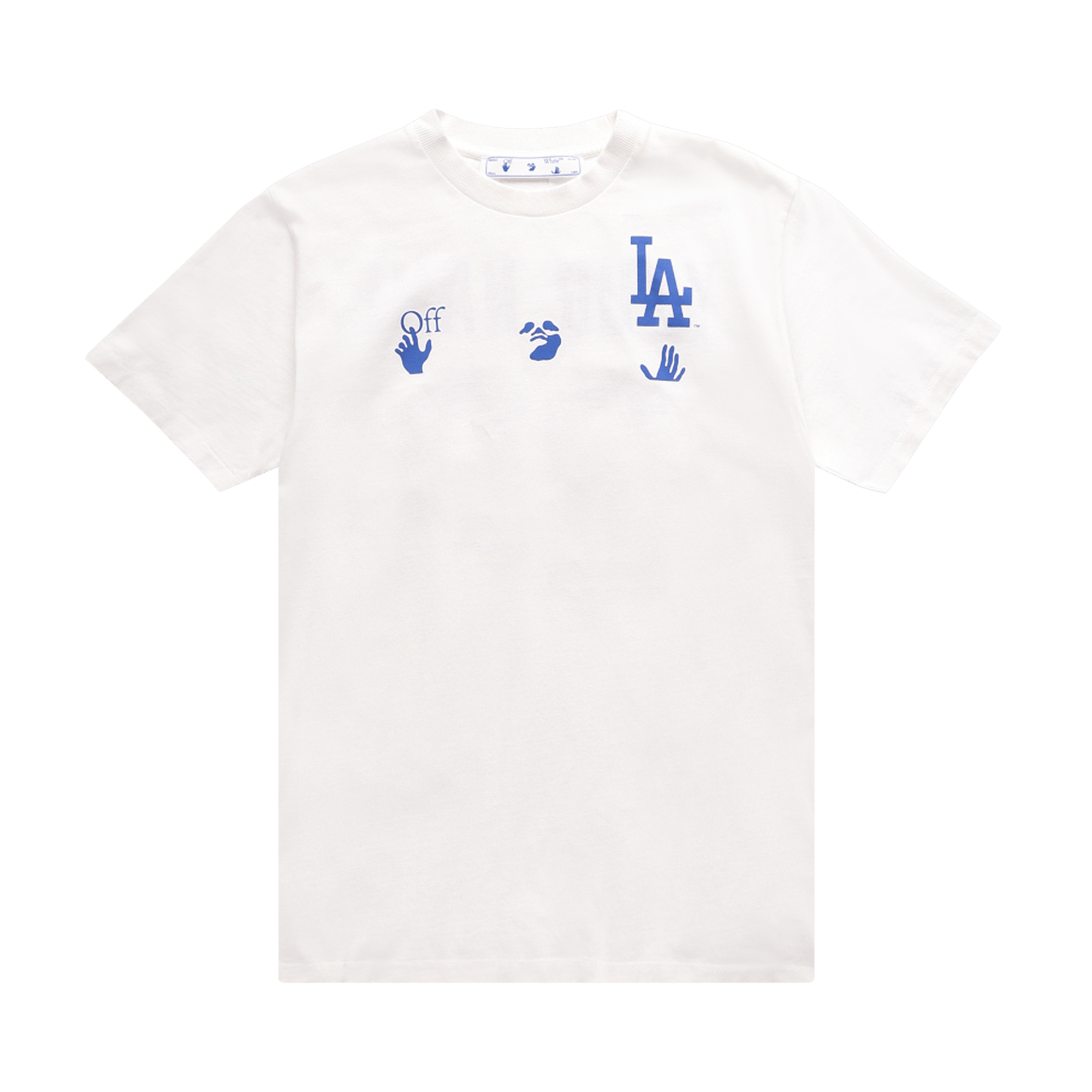 Off-White x MLB Los Angeles Dodgers Tee 'Cream/Blue'