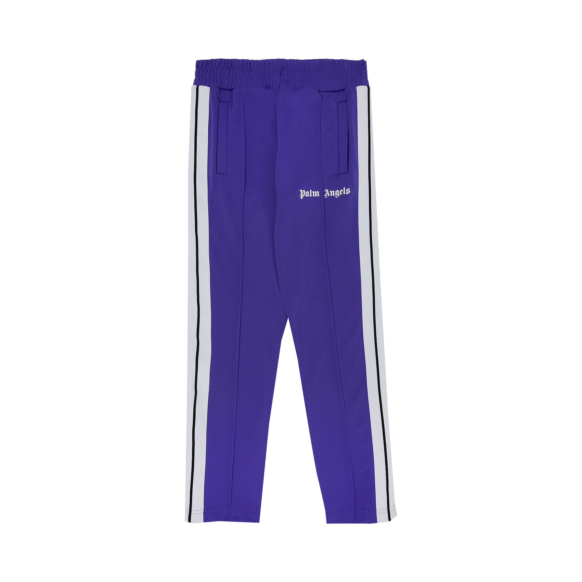 Palm Angels Slim Track Pants 'Purple/White'
