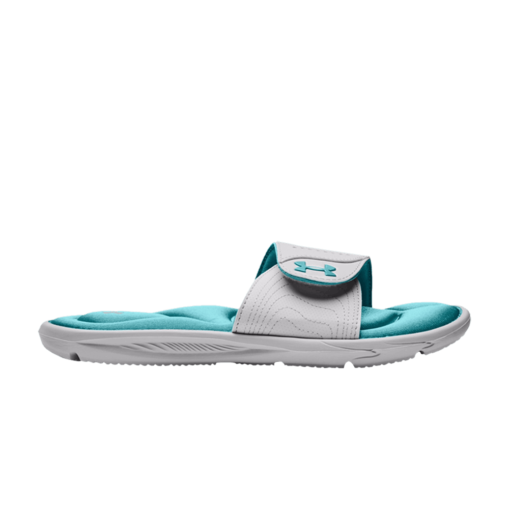 Pre-owned Under Armour Wmns Ignite 9 Slide 'halo Grey Cosmos'