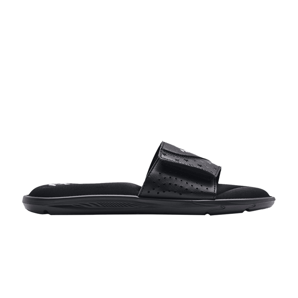 Pre-owned Under Armour Ignite Freedom Slide 'black White'