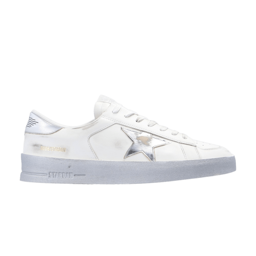 Golden Goose Wmns Stardan 'White Silver'