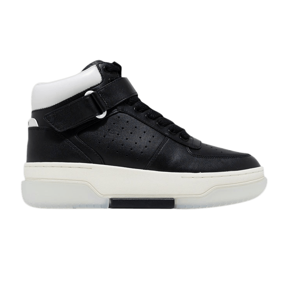$850 NIB Amiri Stadium Gray Hi Leather Platform High-Top Sneakers Size 48(15) AMIRI Stadium Mid Top Grey Men main image 3