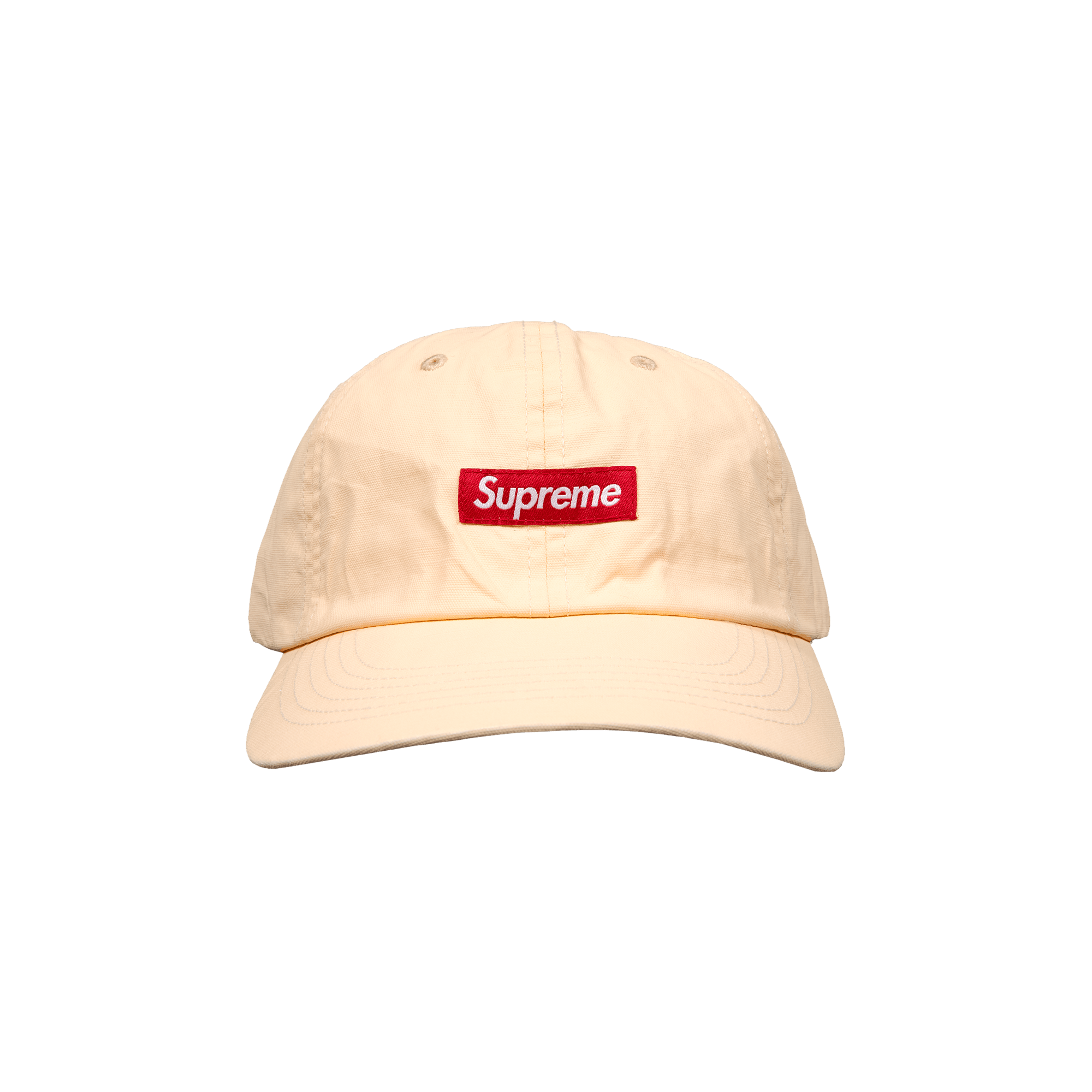 Supreme Small Box Coated Linen 6-Panel 'Natural'