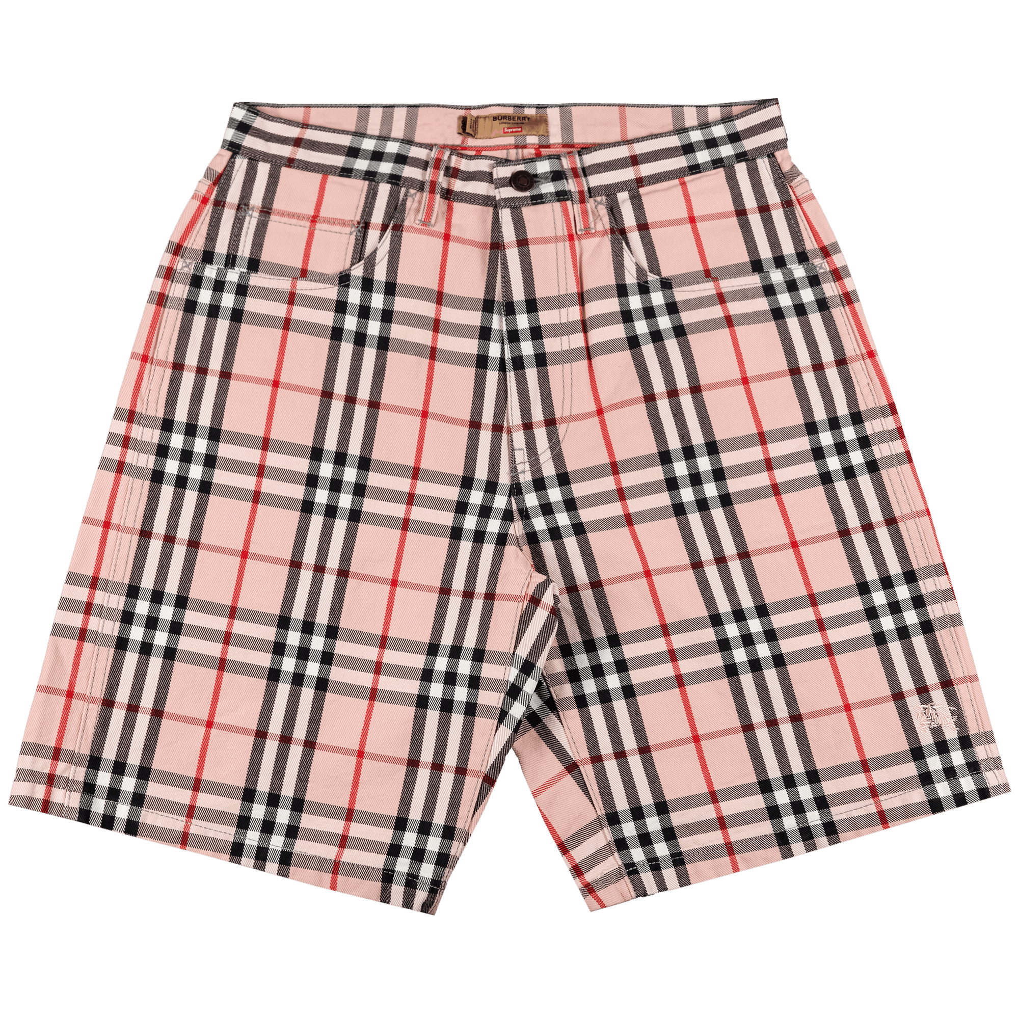Supreme x Burberry Denim Short 'Pink'