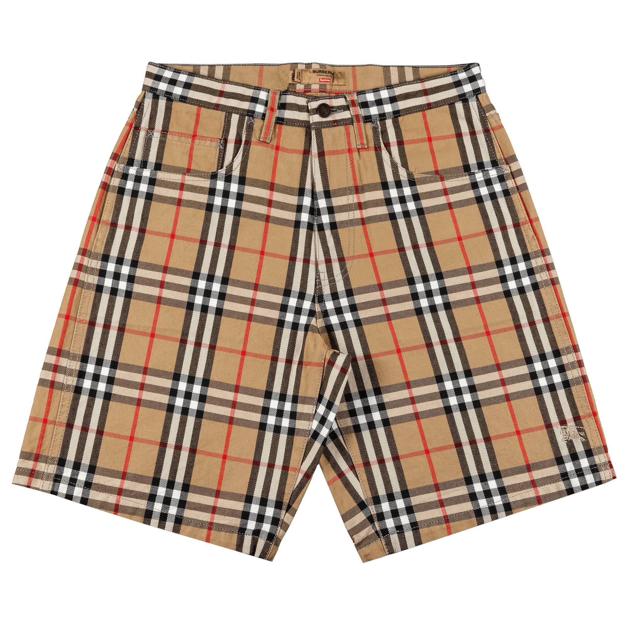 Supreme x Burberry Denim Short 'Beige'