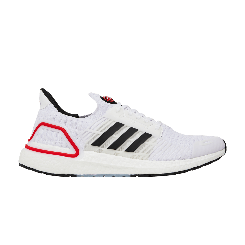 adidas UltraBoost ClimaCool 1 DNA 'White Vivid Red'