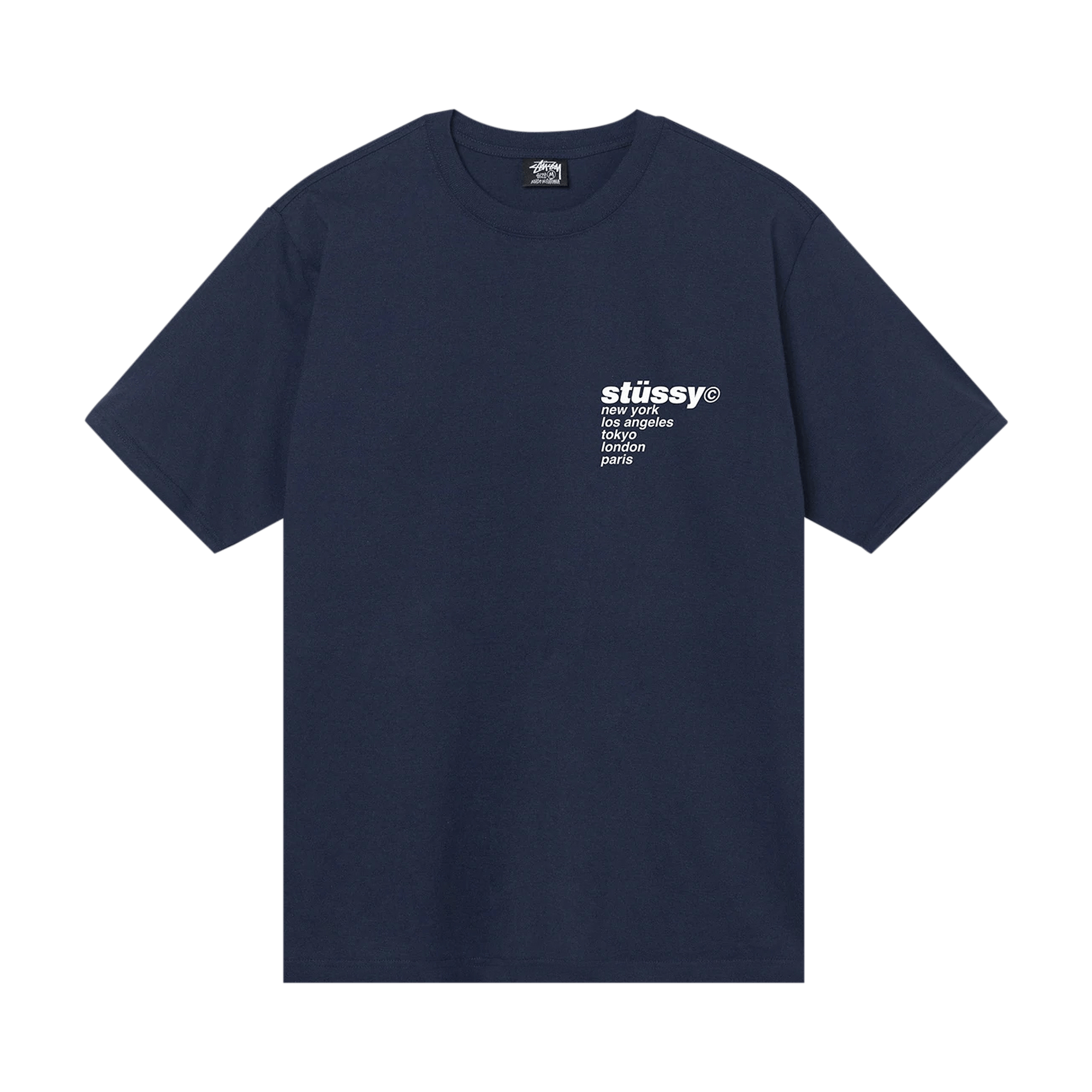 Stussy Strawberry Tee 'Navy'