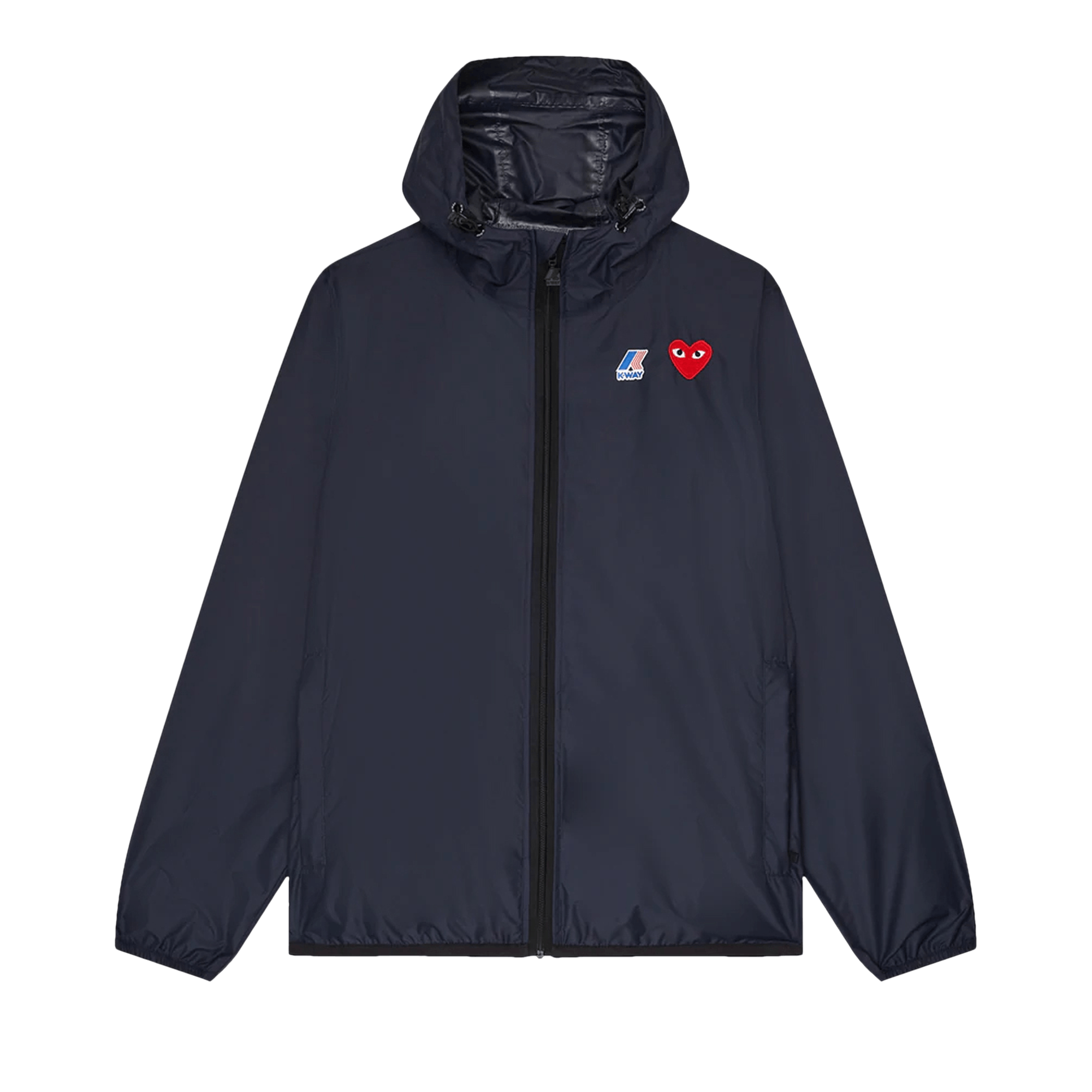 Comme des Garçons PLAY x K-Way Full-Zip Packable Jacket 'Navy'