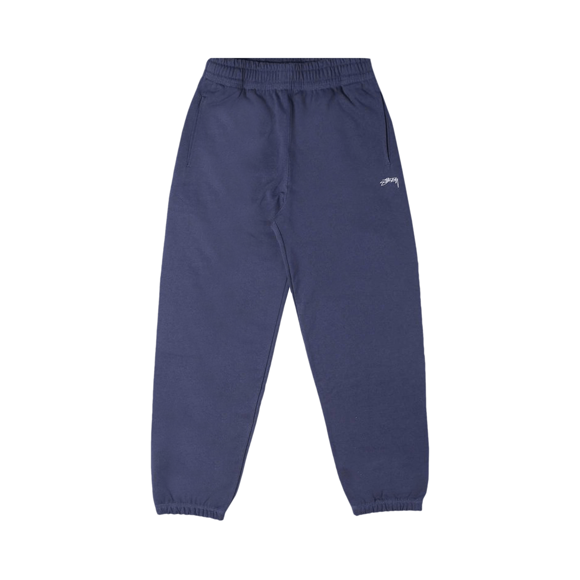 Pre-owned Stussy Stock Logo Pant 'navy' In Blue