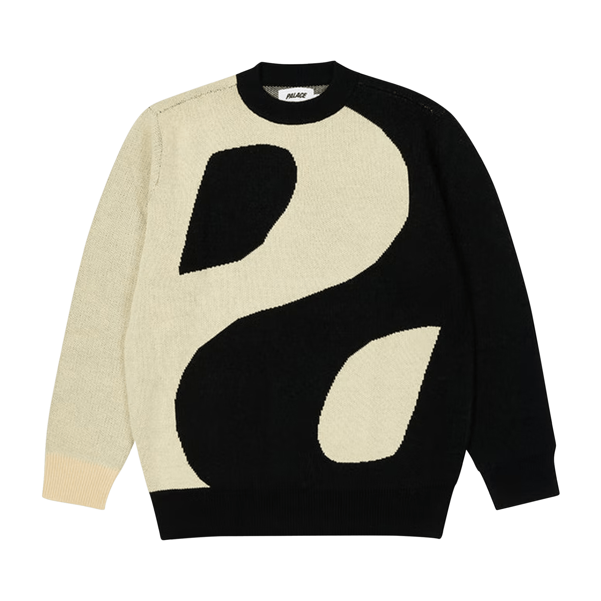 Palace Yin Yang Knit 'Cream/Black'