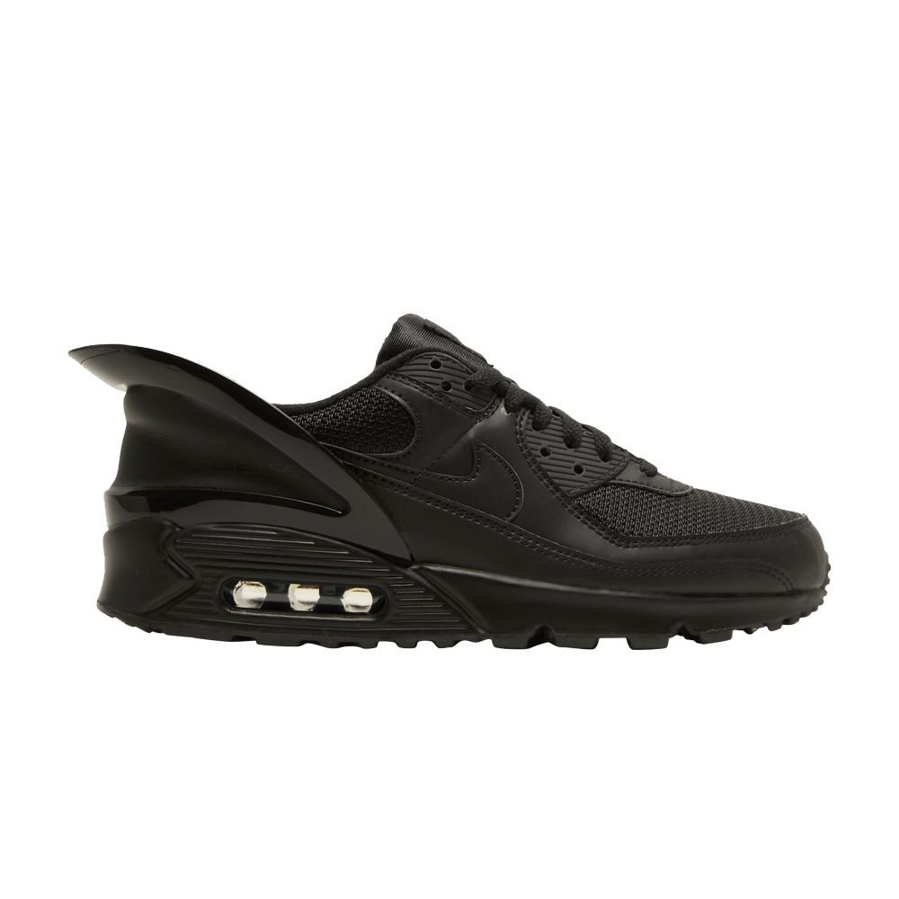 NIKE AIR MAX 90 FLYEASE 'TRIPLE BLACK'