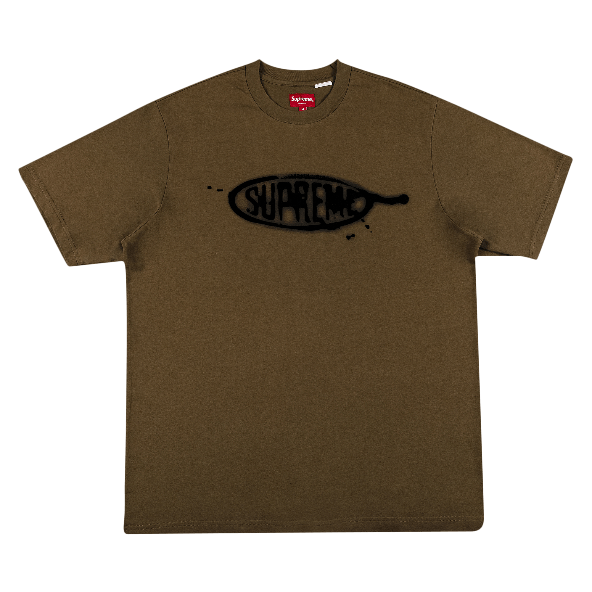 Supreme Ink Blot Short-Sleeve Top 'Olive Brown'
