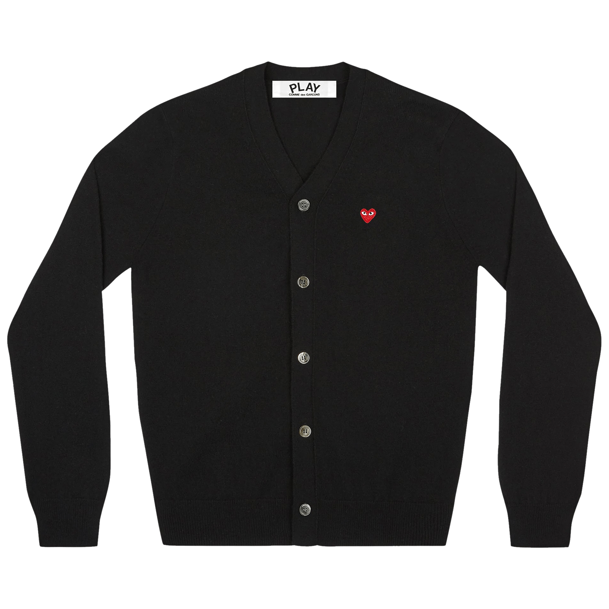 Comme des Garçons PLAY Small Heart Cardigan 'Black'