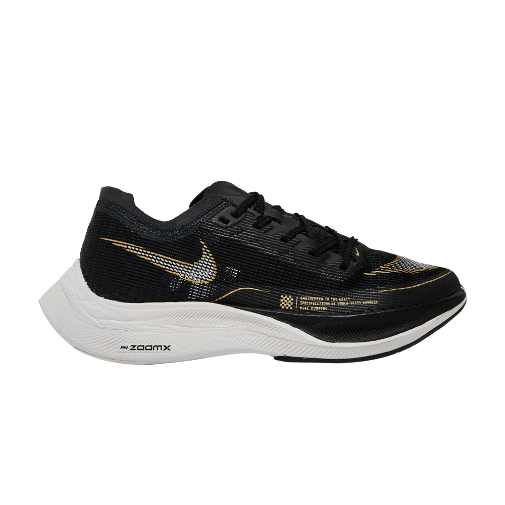 Nike ZoomX Vaporfly Next% 2 Black Metallic Gold Coin (Women's)