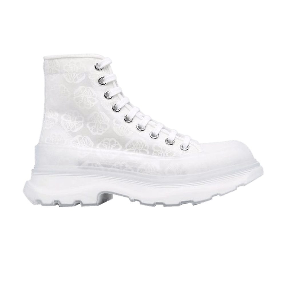 Alexander McQueen Wmns Tread Slick Boot 'White Transparent'