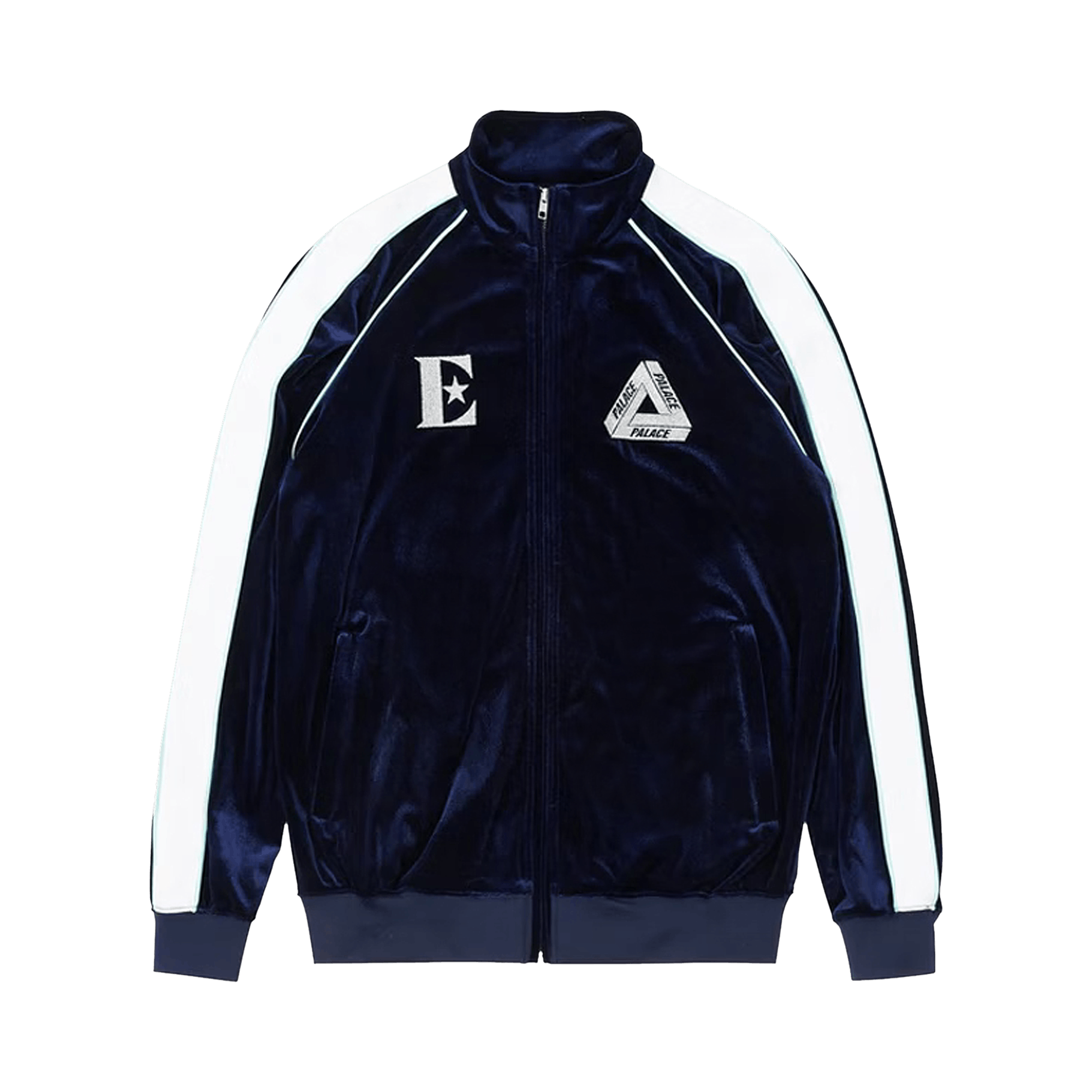 Palace x Elton John Velour Track Top 'Navy'