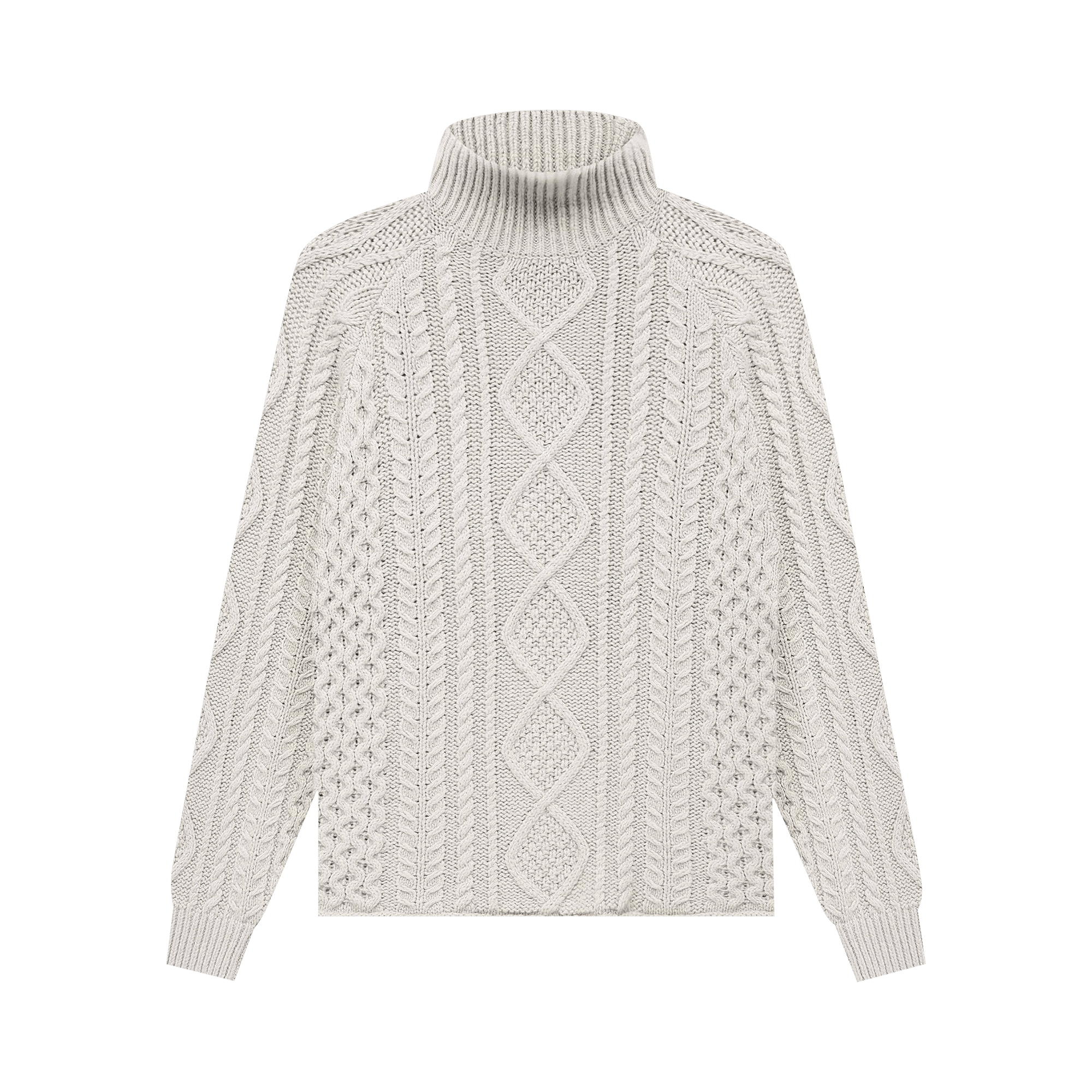 Fear of God Essentials Cable Knit Turtleneck 'Wheat'
