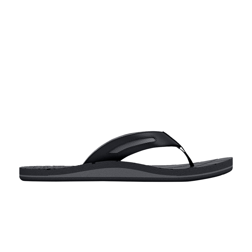 Pre-owned Under Armour Marathon Key 5 Sandal 'black Stealth Grey'