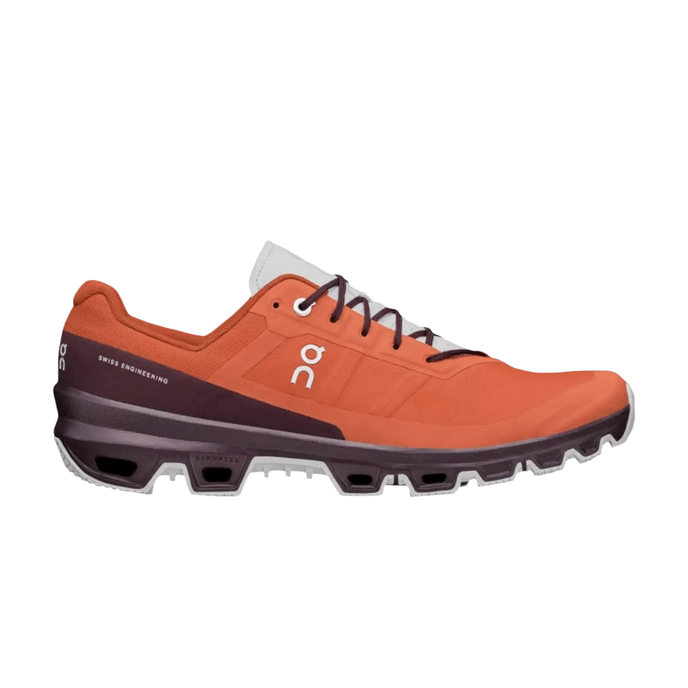 Pre-owned On Cloudventure 'flare Mulberry' In Orange
