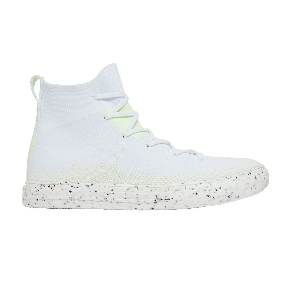 Converse Chuck Taylor All Star Crater Knit High 'White Barely Volt'