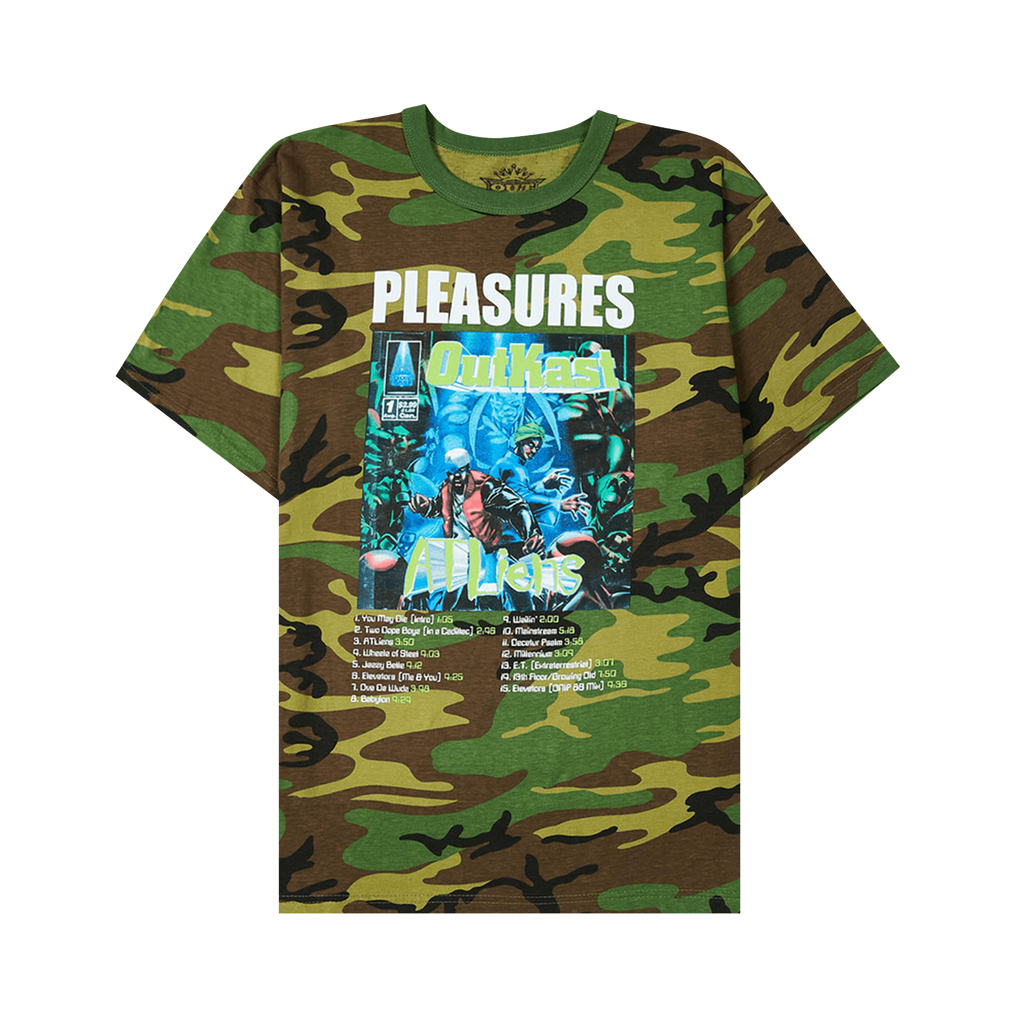 Pleasures Atliens T-Shirt 'Camo'