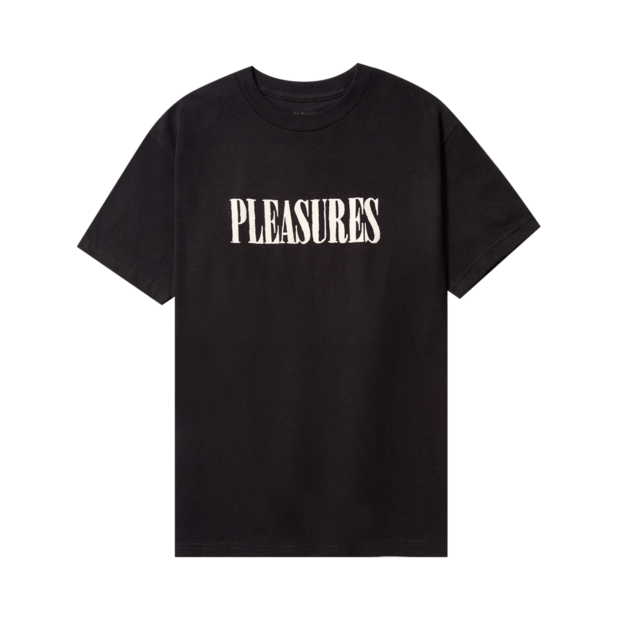 Pleasures Tickle Logo T-Shirt 'Black'