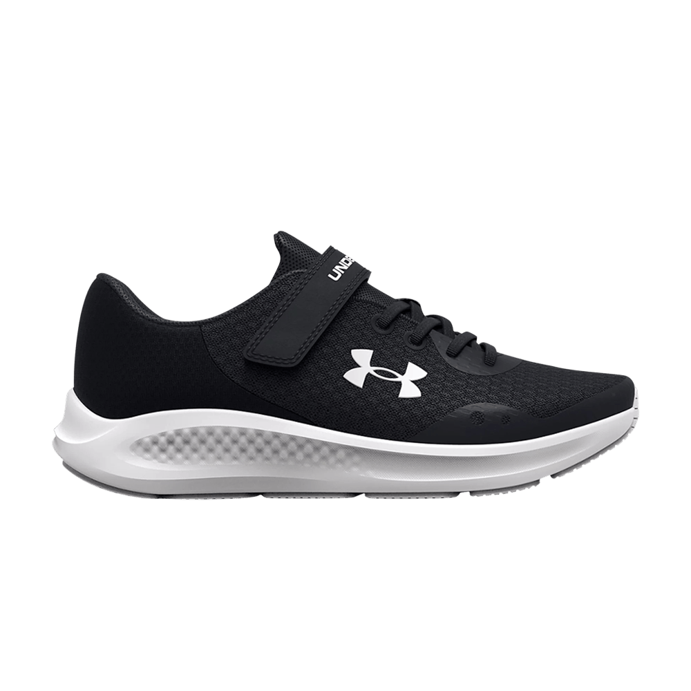 Pre-owned Under Armour Charged Pursuit 3 Ac Ps 'black White'