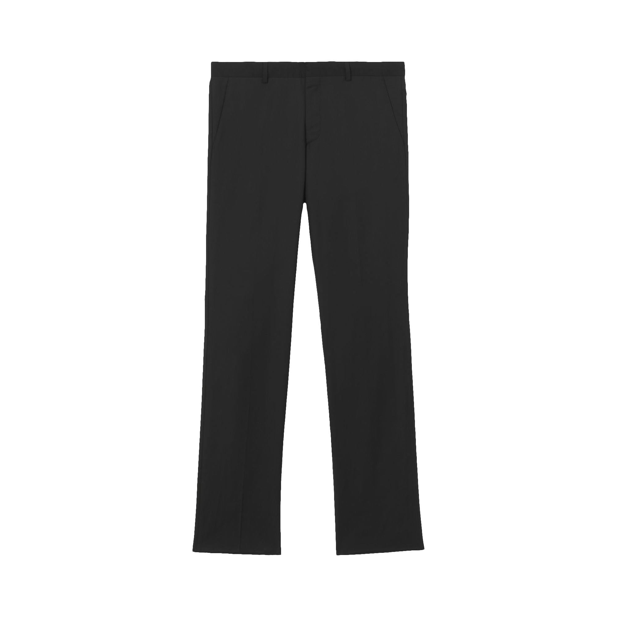 Pre-owned Burberry Grain De Poudre Wool Tailored Trousers 'black'