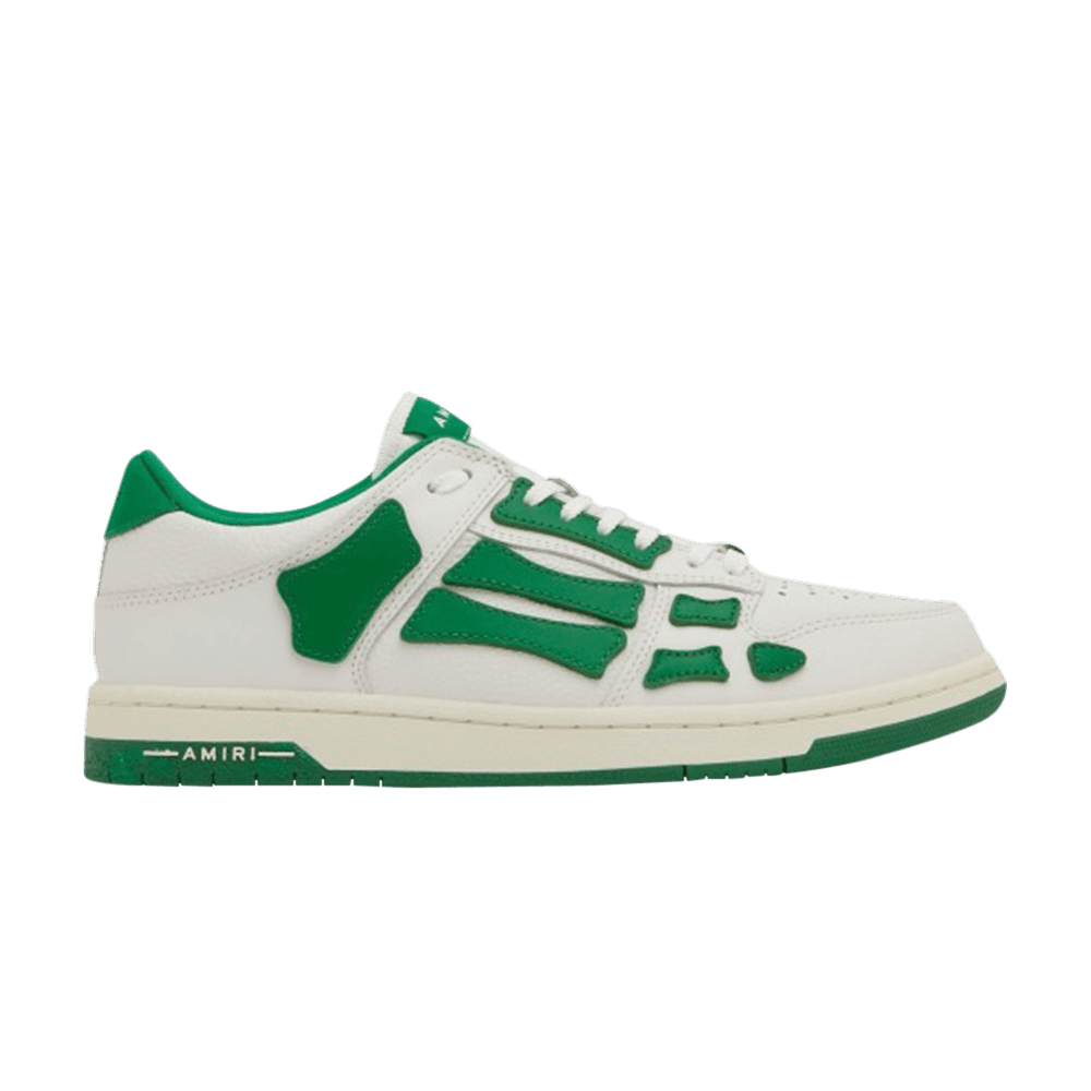 Pre-owned Amiri Skel Top Low 'white Green'