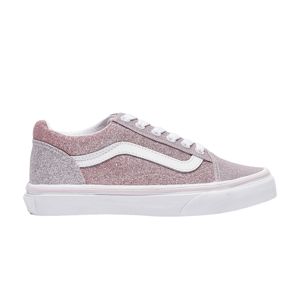 Vans Old Skool '2 Tone Glitter - Orchid Ice Powder Pink' - VN0A4UHZ99B