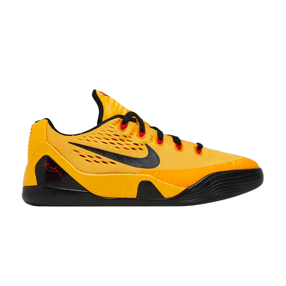 Pre-owned Nike Kobe 9 Em Gs 'bruce Lee' In Yellow