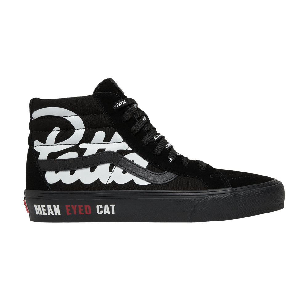 Patta x Vans Vault Sk8-Hi Reissue VLT LX 'Mean Eyed Cat - Black'