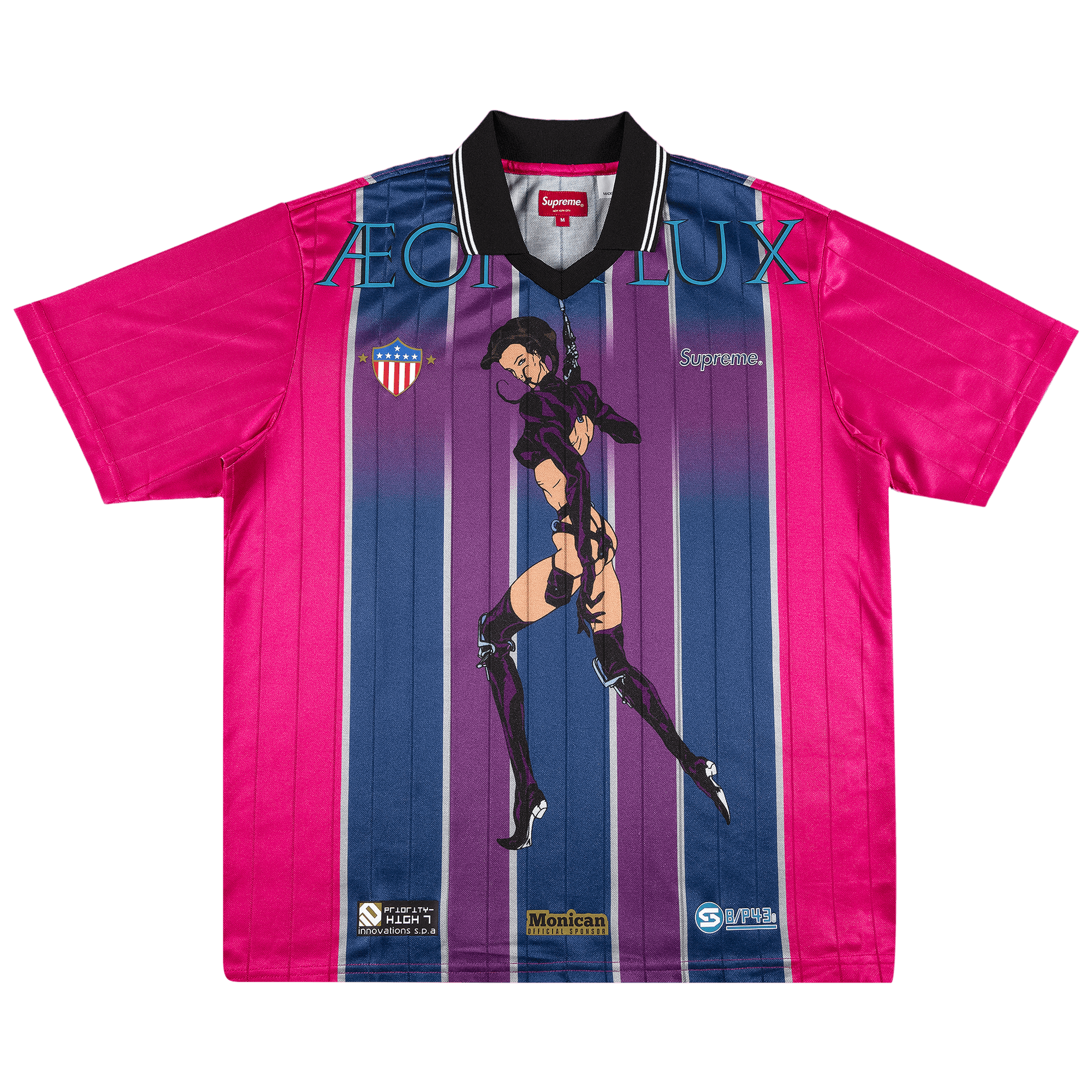 Supreme Aeon Flux Soccer Jersey 'Pink'