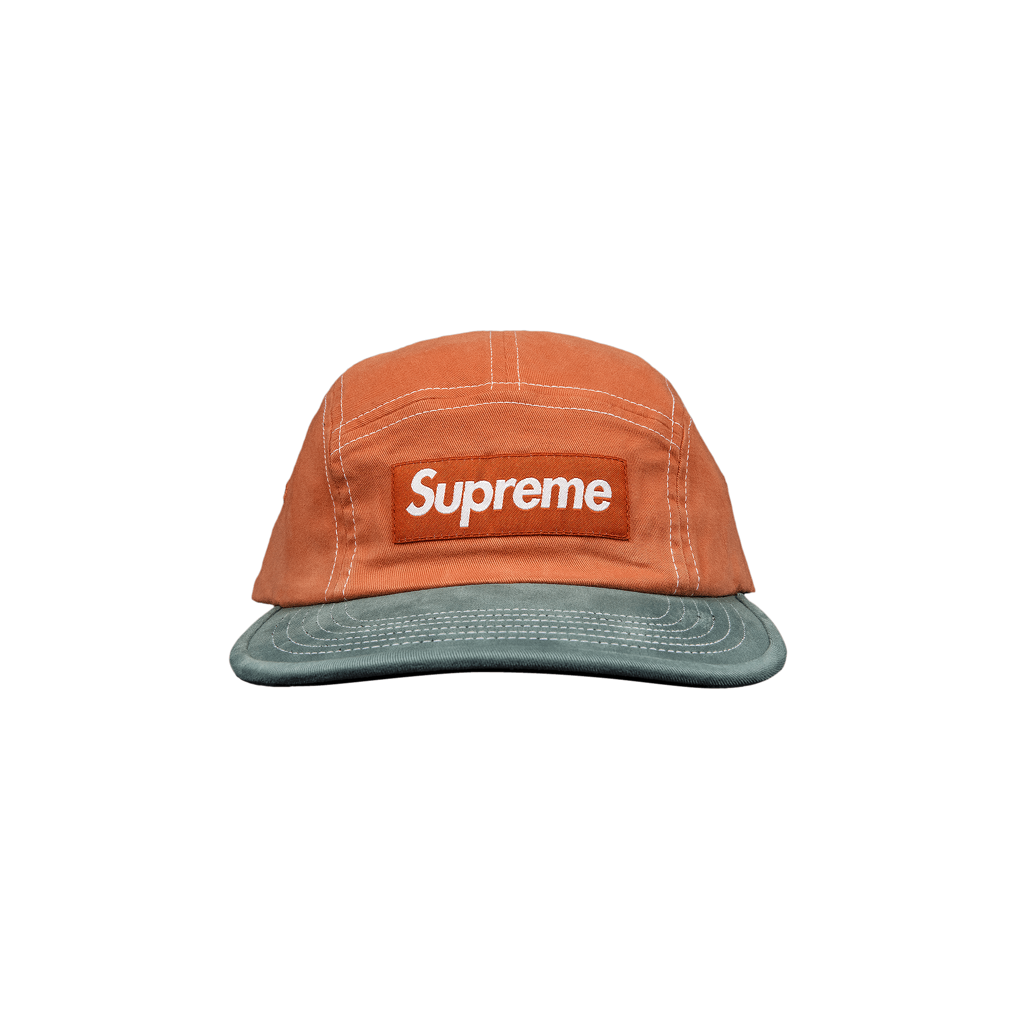 Supreme 2-Tone Twill Camp Cap 'Orange'