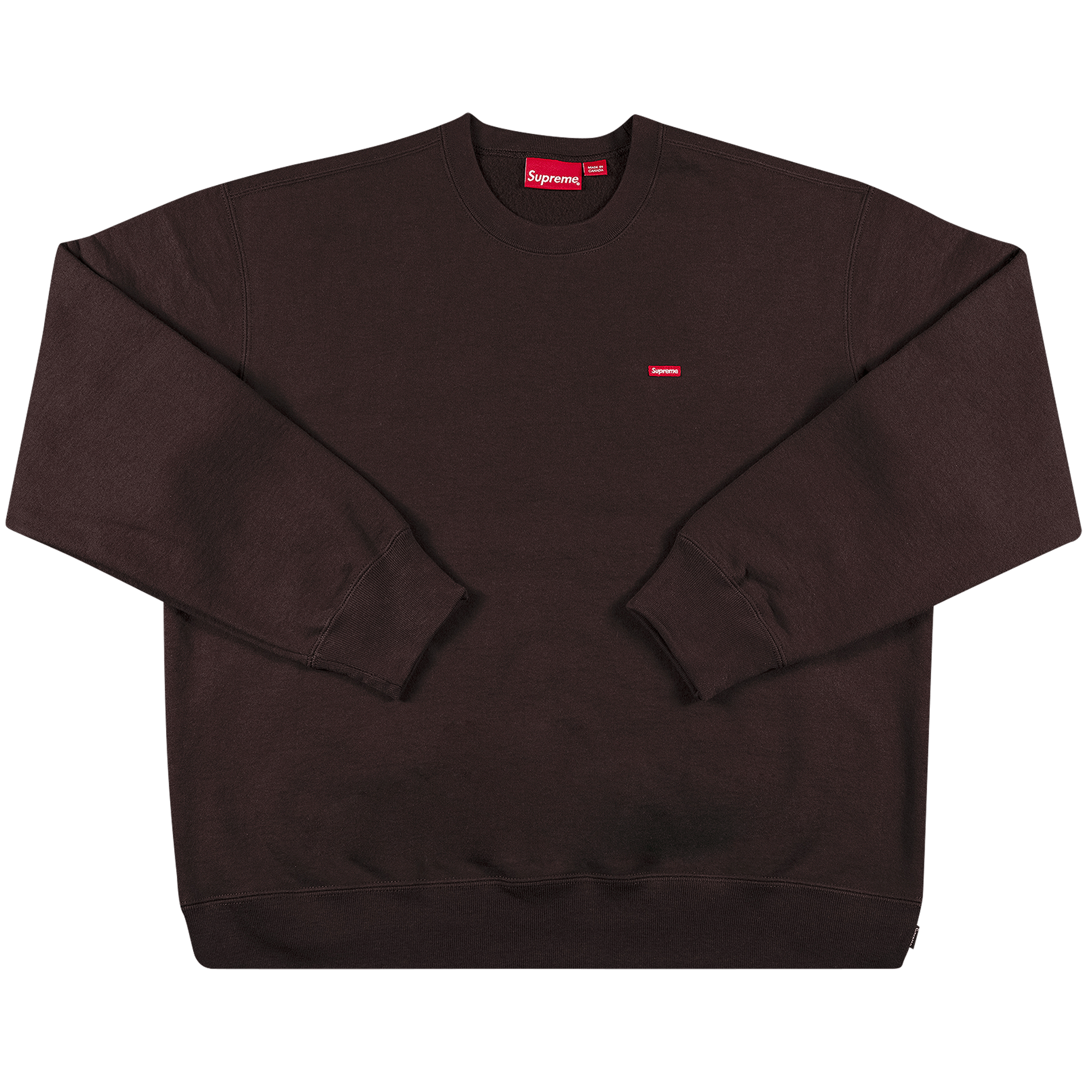 Supreme Small Box Crewneck 'Dark Brown'