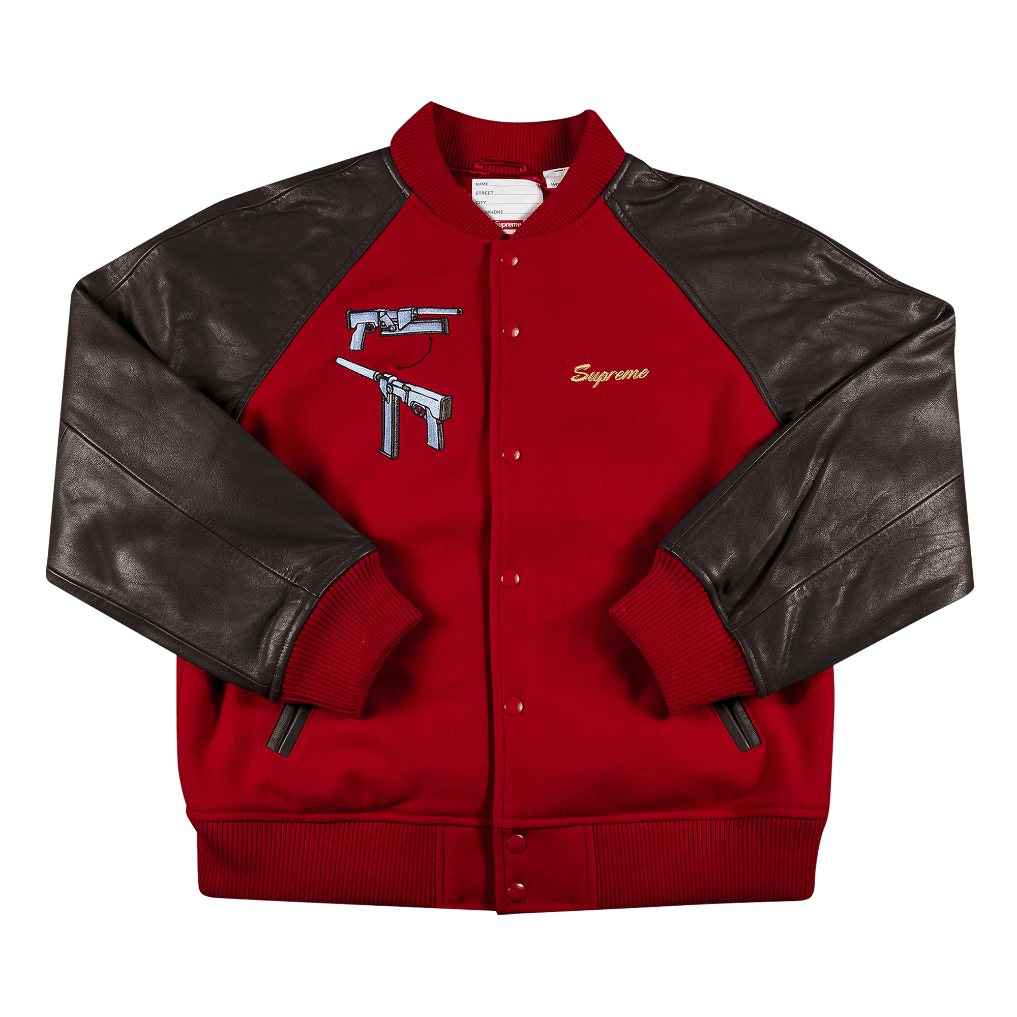 Supreme Aeon Flux Varsity Jacket 'Red'