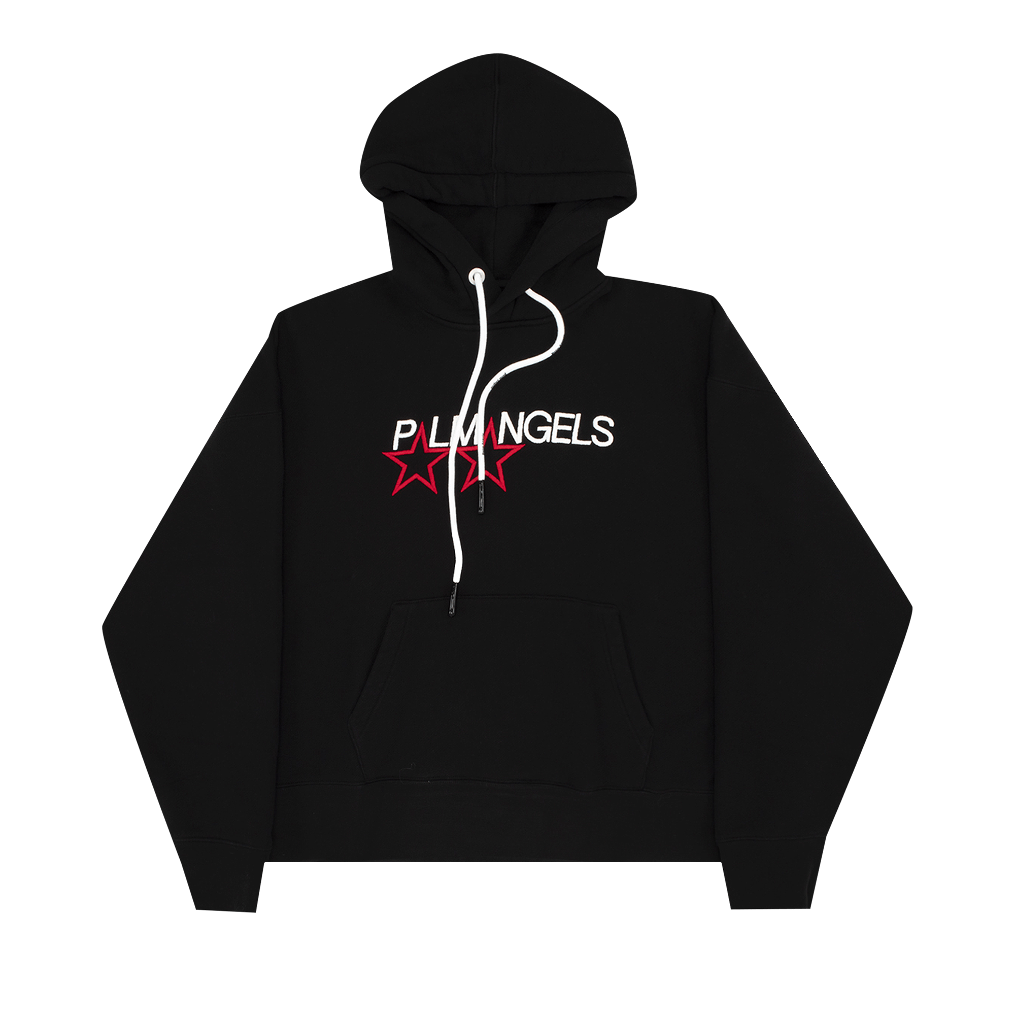 Palm Angels Racing Star Hoodie 'Black/White'