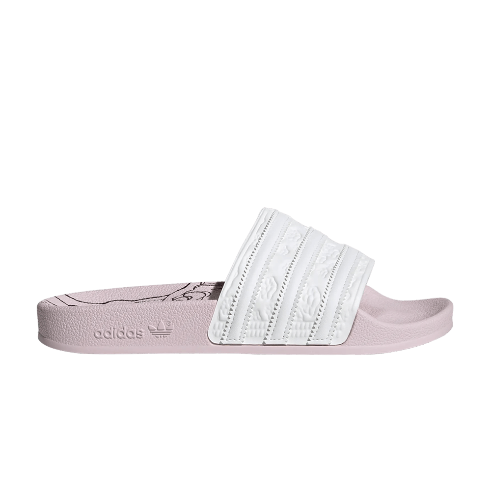 Pre-owned Adidas Originals Disney X Wmns Adilette Slide 'bambi' In Pink