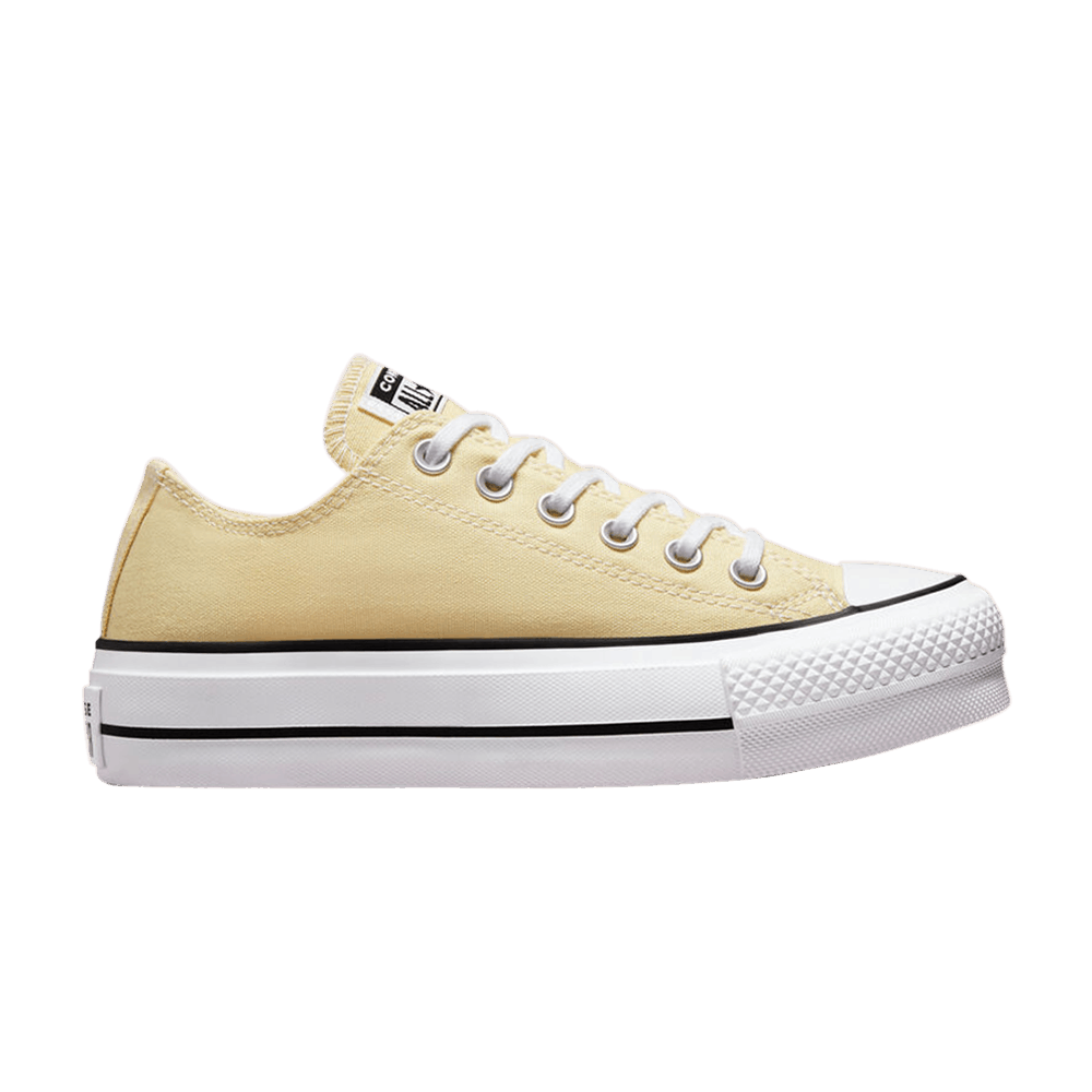 Pre-owned Converse Wmns Chuck Taylor All Star Lift Platform Low 'seasonal Color - Lemon Drop' In Yellow