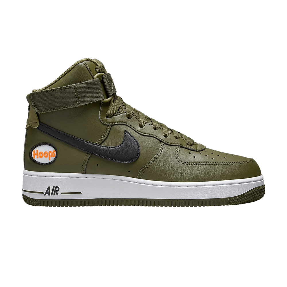 Pre-owned Nike Air Force 1 High '07 Lv8 'hoops Pack - Rough Green'