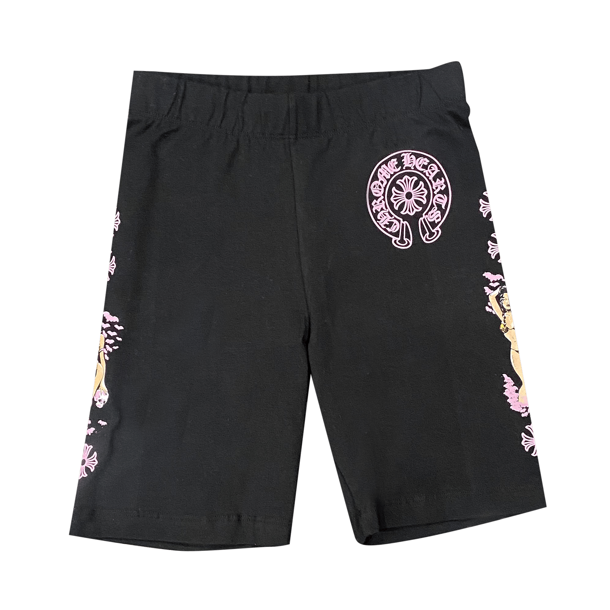 Pre-owned Chrome Hearts Deadly Doll Shorts 'black'