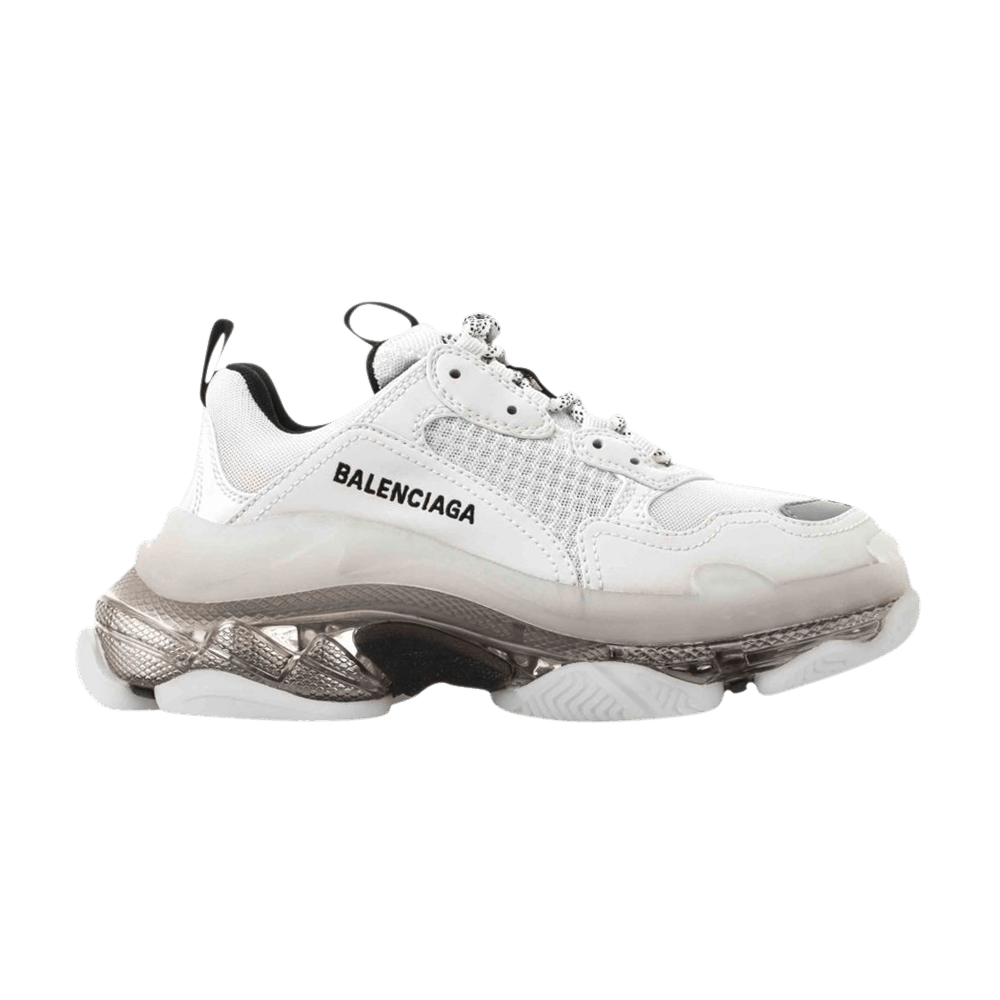 Balenciaga Wmns Triple S Sneaker 'Clear Sole - White Grey'