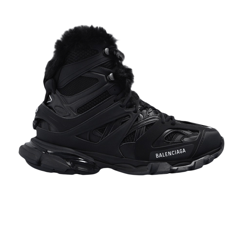 Balenciaga Track Hike High 'Faux Fur - Black'