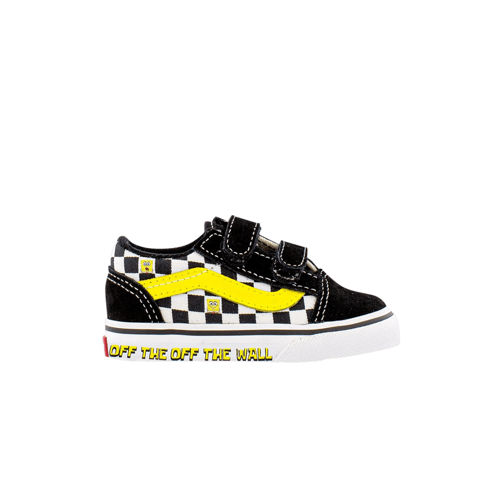 SpongeBob SquarePants x Vans Old Skool Velcro Toddler 'Off The Wall'