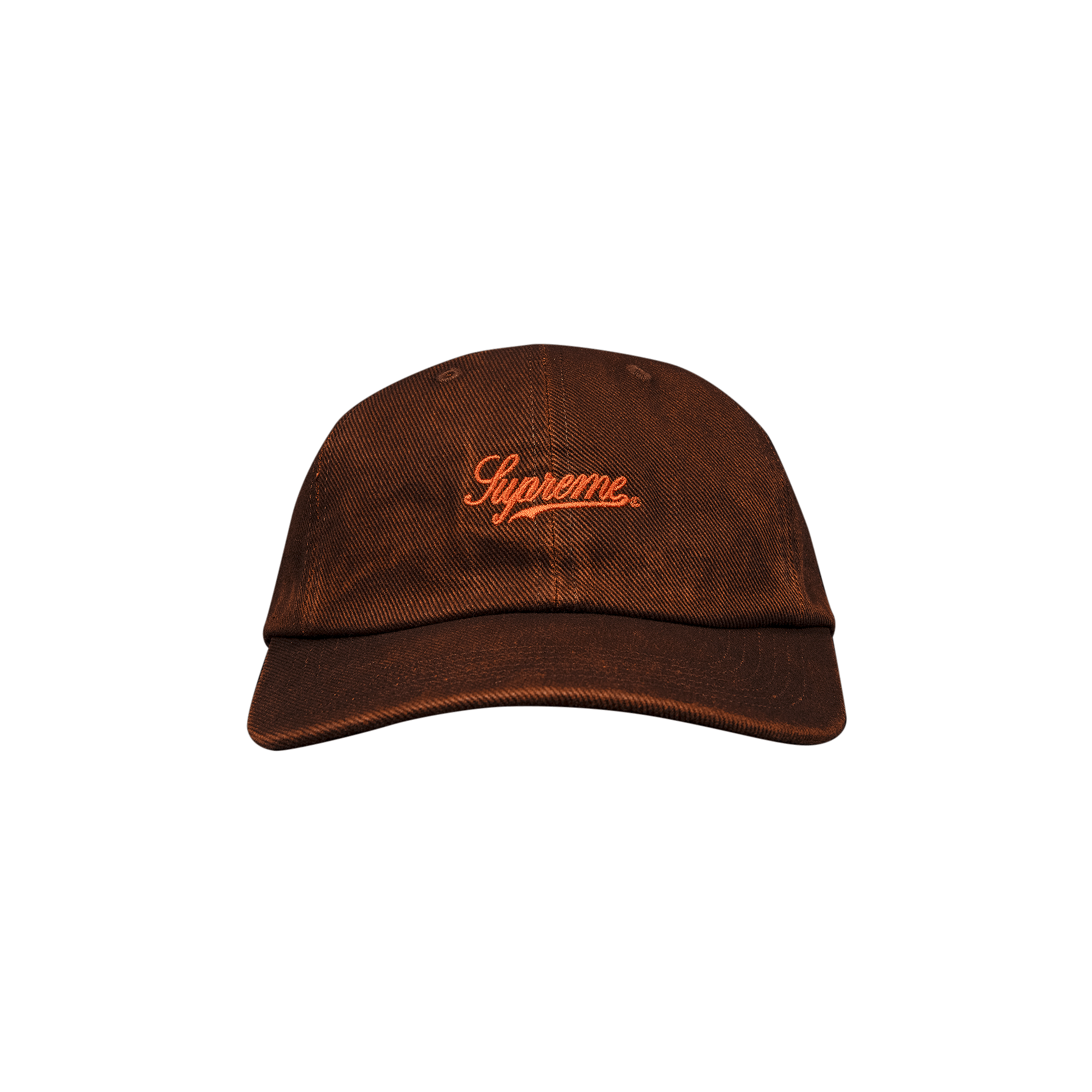 Supreme Washed Twill 6-Panel 'Brown'