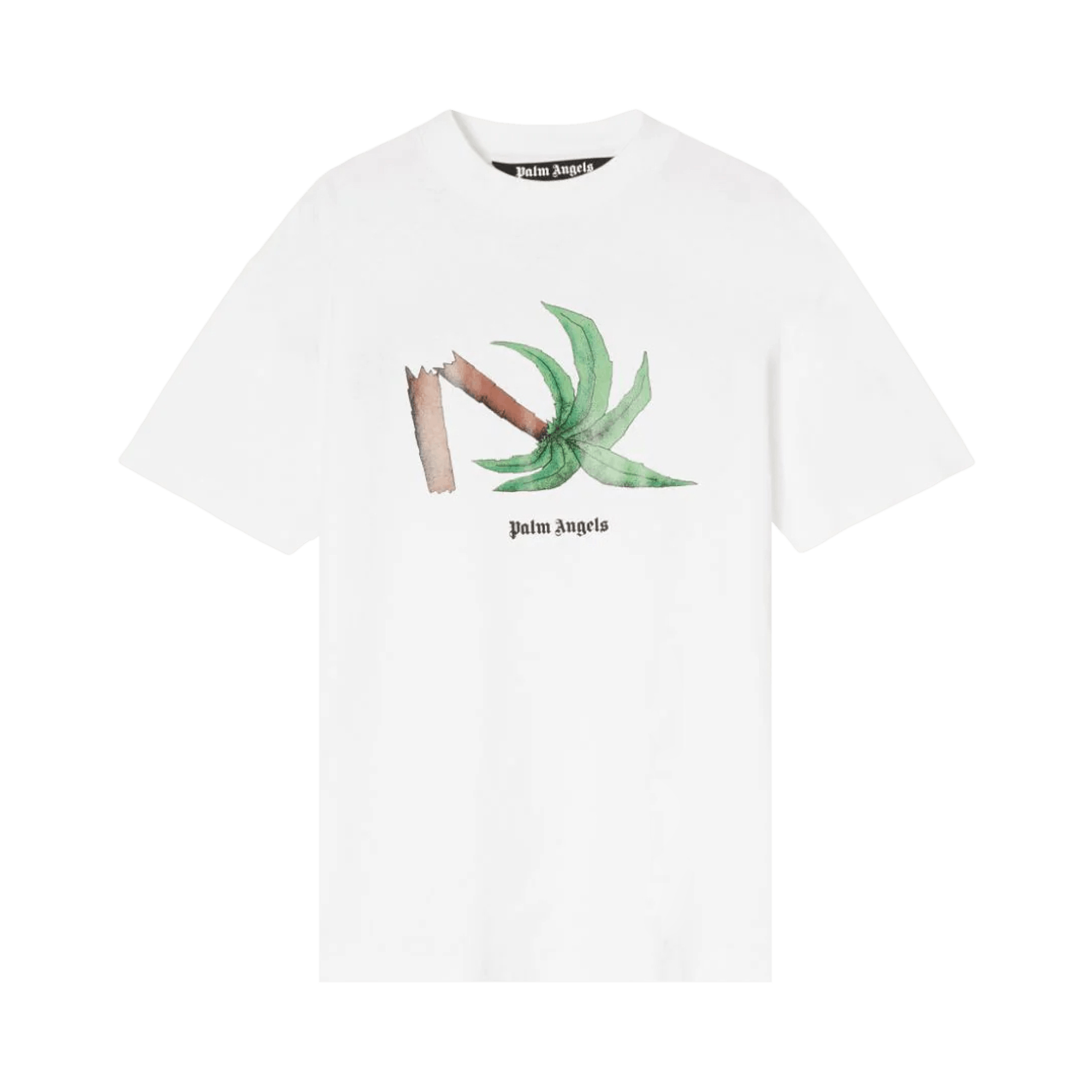 Palm Angels Broken Palm Classic Tee 'White/Green'