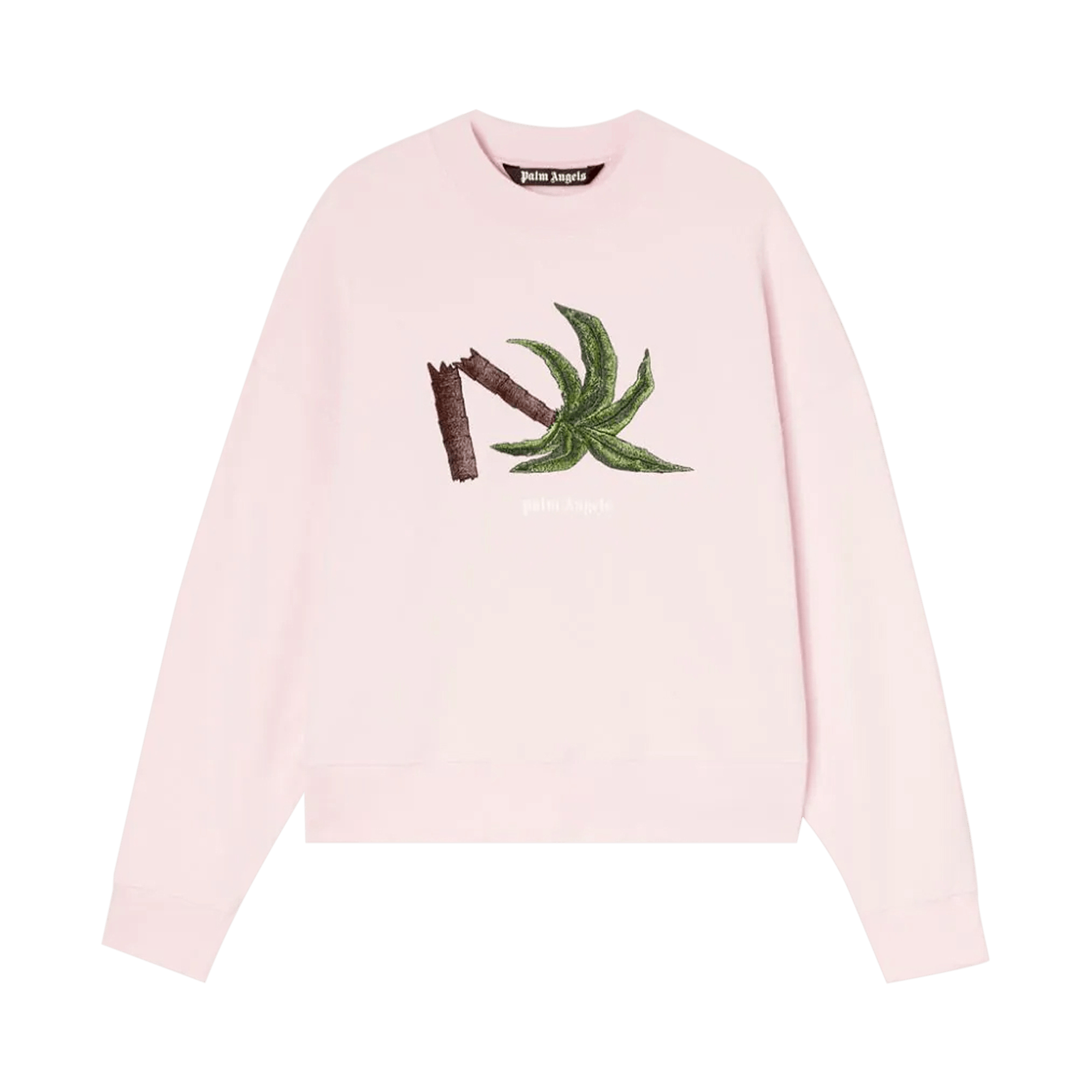 Palm Angels Broken Palm Crew 'Pink/Green'